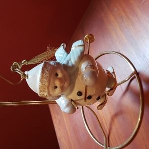Lenox Skiing Snowman Ornament